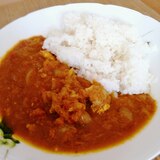 圧力鍋で時短！バターチキンしゃばしゃばカレー♪